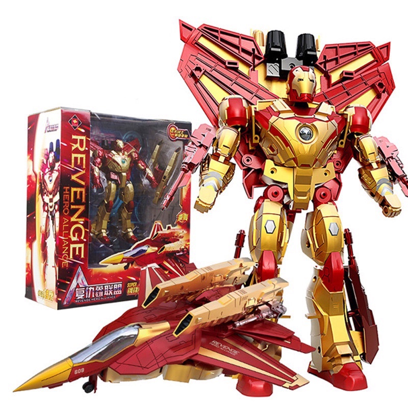 GIÁ ƯU ĐÃI] Robot Người Nhện Spiderman Biến Hình Siêu Xe JJ618A