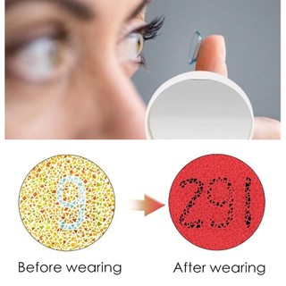 KÍNH MÙ MÀU ÁP TRÒNG chỉ 1.000.000 đ/mắt_Thử kính mới 100%, đạt yêu cầu mới mua hàng!