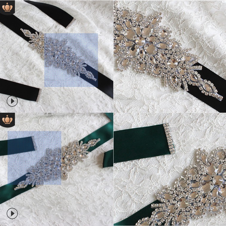 Thắt lưng đính đá sang trọng dành cho cô dâu