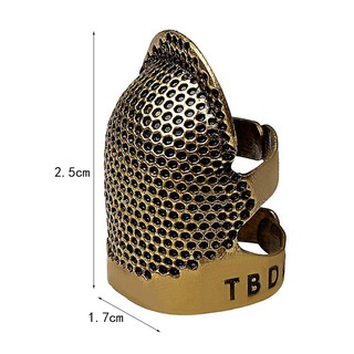 Thimbles,Retro Finger Shield Protector Fingertip Thimble Pin Needles Partner Thimbles for Sewing