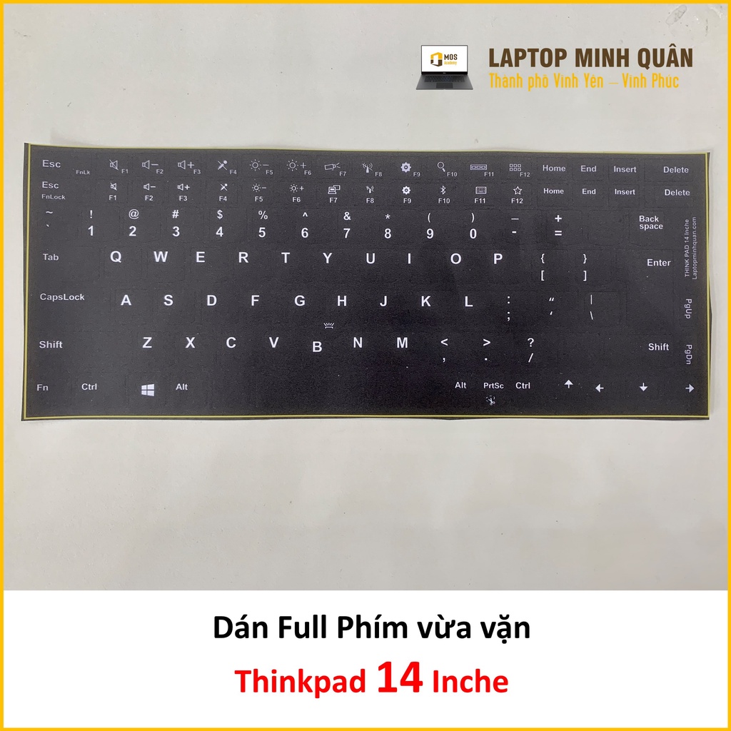 Miếng dán bàn phím US cho Laptop Nhật - Japan HP DELL THINKPAD MACBOOK... Chất Lượng Cao siêu khít theo dòng máy