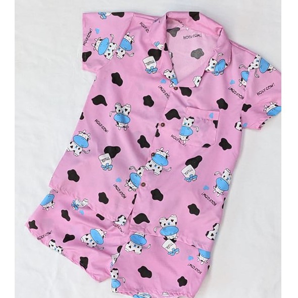 Pijama bò sữa áo cộc quần đùi đồ bộ mặc nhà siêu mát nhiều mẫu form đồ ngủ 40-65kg ( 119606) | BigBuy360 - bigbuy360.vn