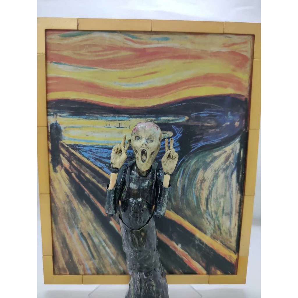 Mô Hình Nhân Vật Edvard Munch Masterpiece