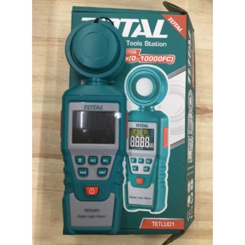 TOTAL Máy đo cường độ ánh sáng kỹ thuật số TETLU01