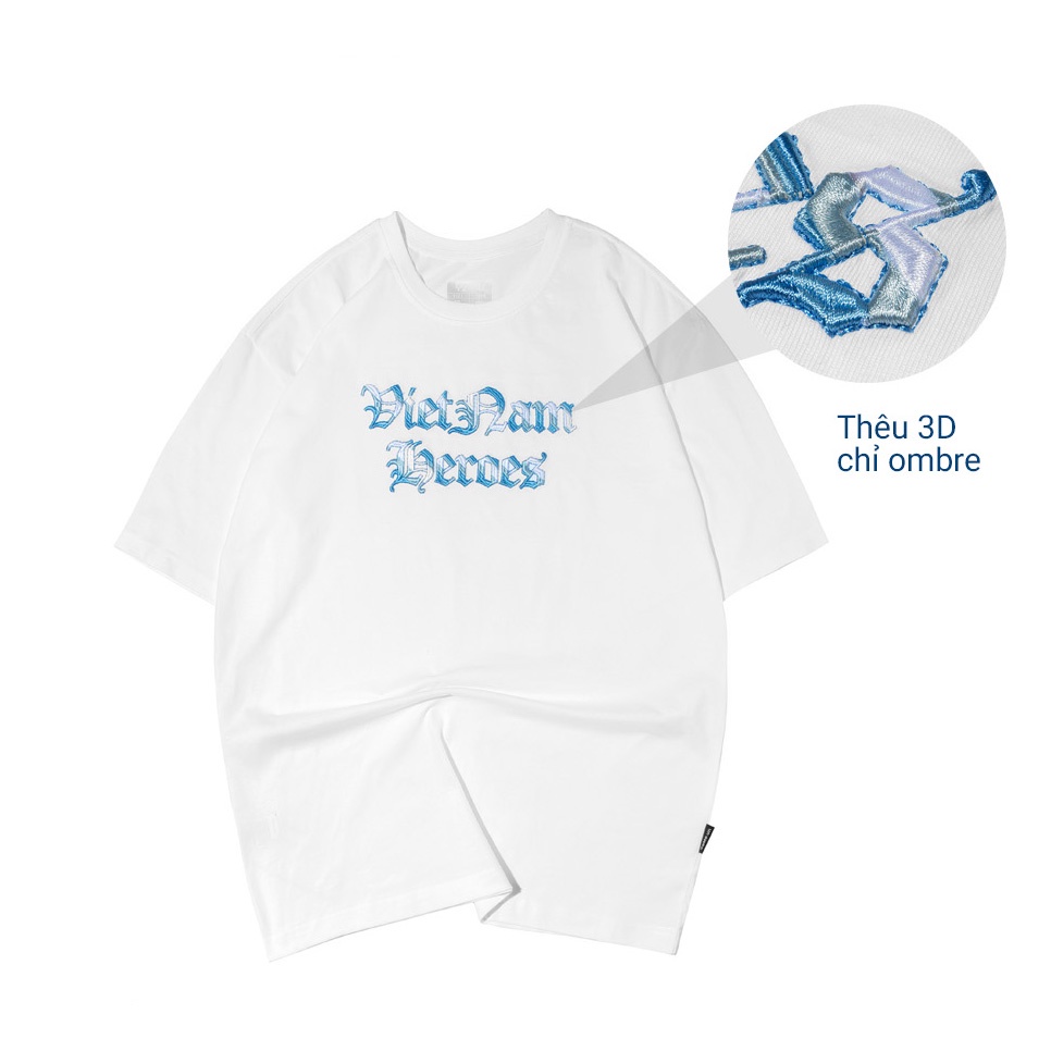 Áo Thun Nam Tay Ngắn Cổ Tròn Thương Hiệu Y2010 12VAHDT Vạn Xuân Kiến Quốc Ver8 20742 |YaMe|