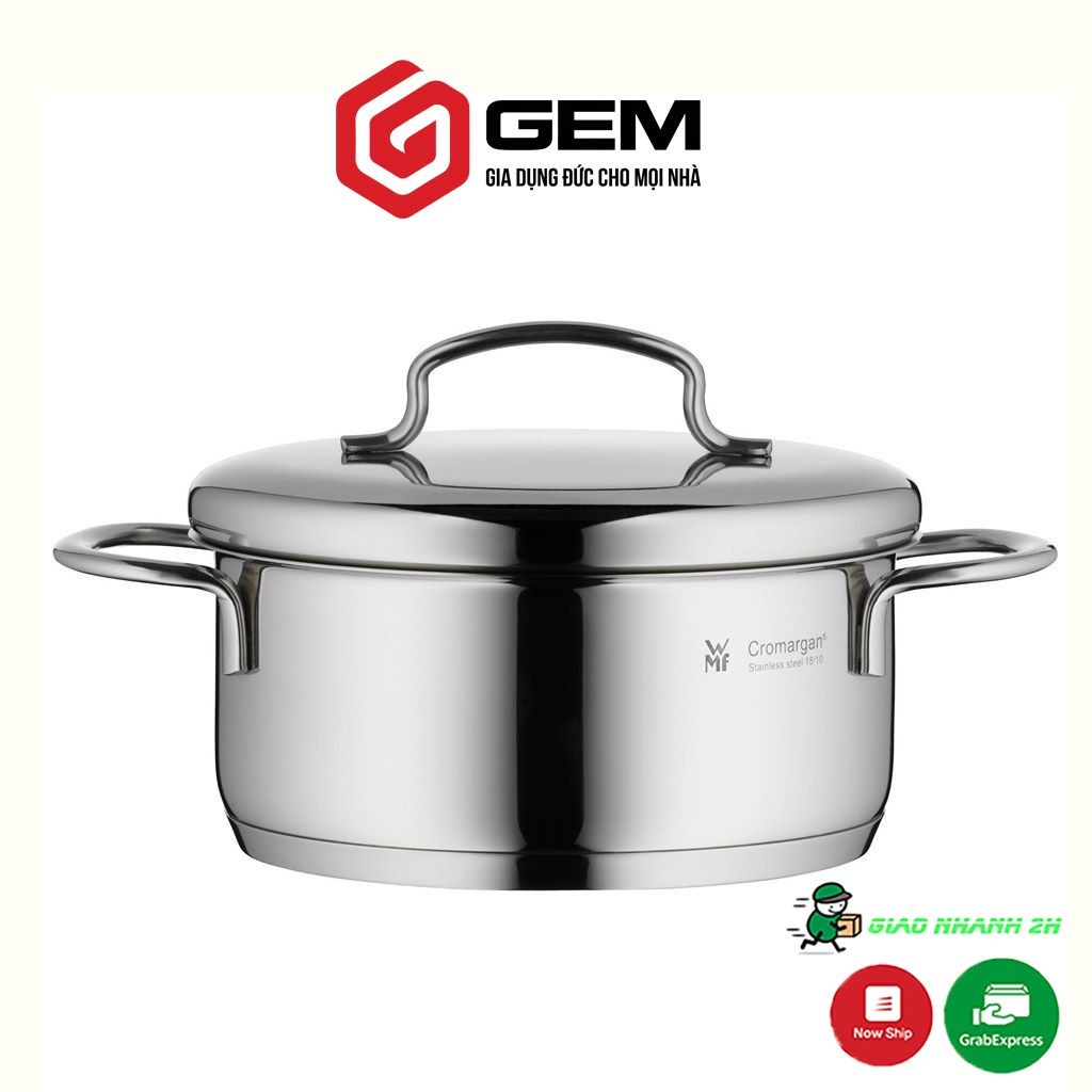 Nồi mini WMF size 14cm có vung, Nồi inox cromargan không gỉ size nhỏ [NHẬP ĐỨC]