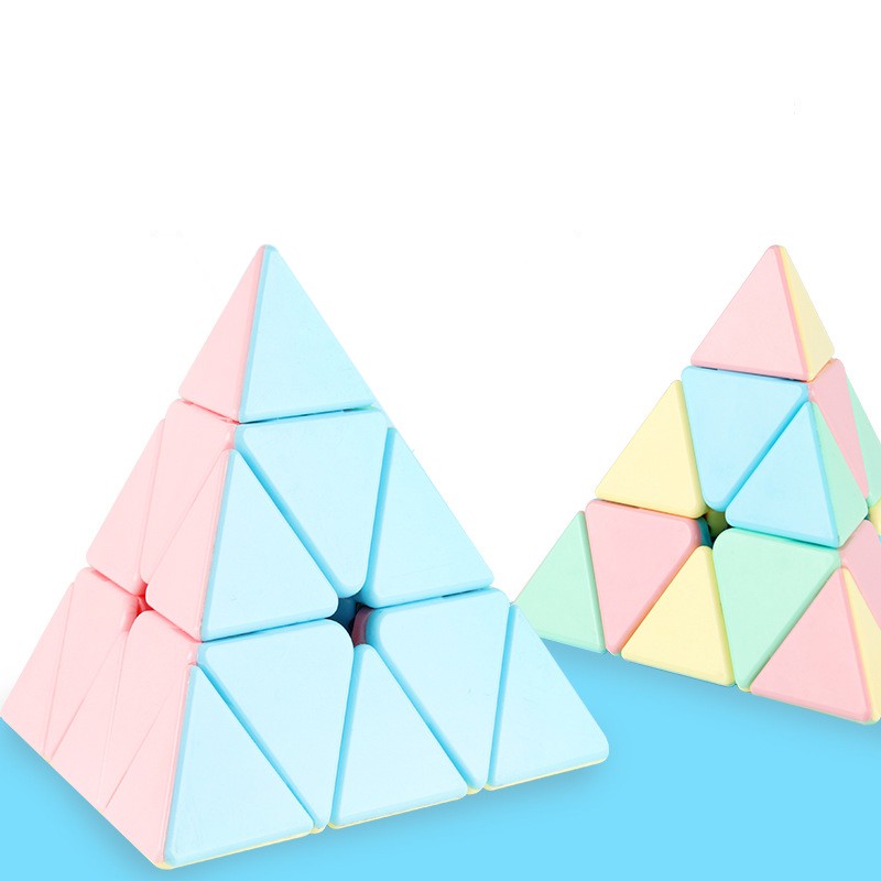 【Có hàng sẵn】Rubik Pyramid 3x3x3 đẹp, xoay trơn không rít độ bền cao Rubik Rubik YJ Shengshou