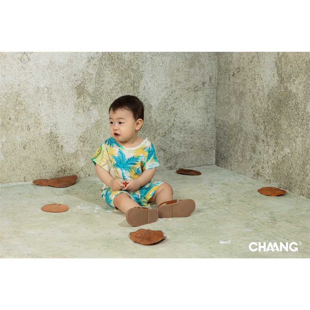 Chaang bộ cộc lanh cài vai cho bé trai họa tiết the sea cao cấp cho bé từ 3 tháng đến 5 tuổi SS2022D01