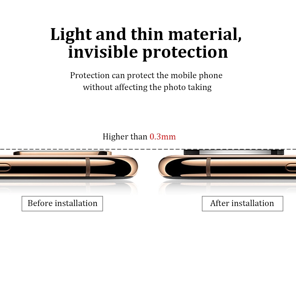 Khung kim loại gắn ống kính chụp hình của iPhone X XS MAX thành iPhone 11 Pro Max