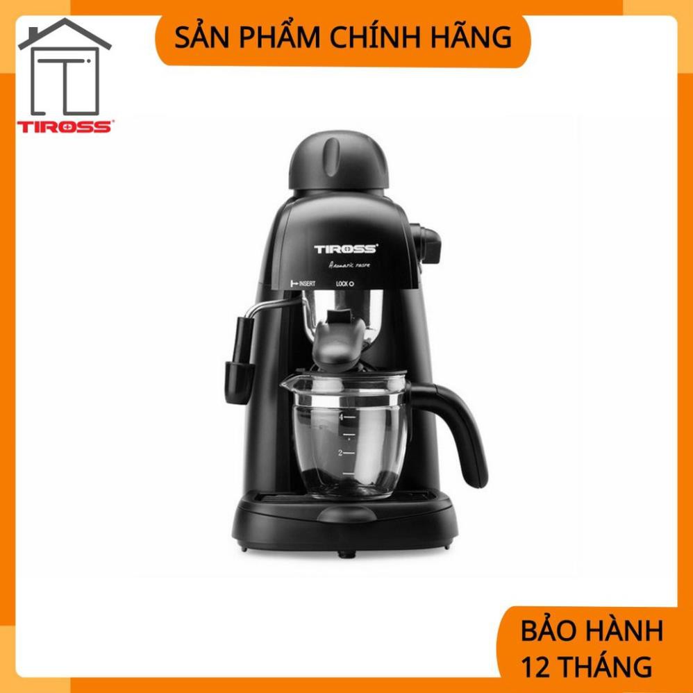 [Tiross - Việt Nam] Máy pha cà phê Espresso 4 cốc tiross, 800W (hàng mới) TS620 - Nowship 24/7