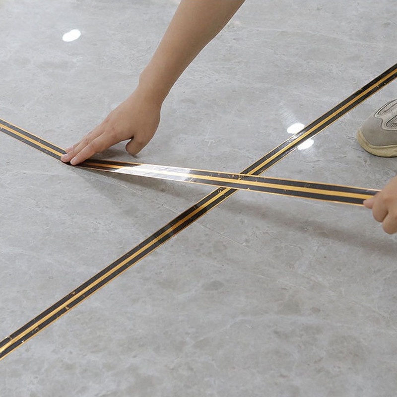 Cuộn Băng Keo 5m Màu Đen Vàng Dán Sàn Nhà Chống Nước
