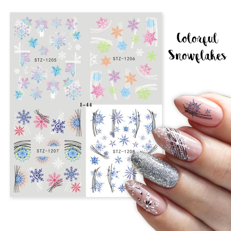 Đề Can 3D Dán Móng Tay Chủ Đề Giáng Sinh