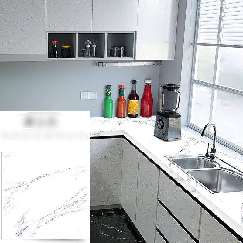 1M Giấy dán bếp khổ rộng 60cm  - ĐÁ HOA CƯƠNG MM047
