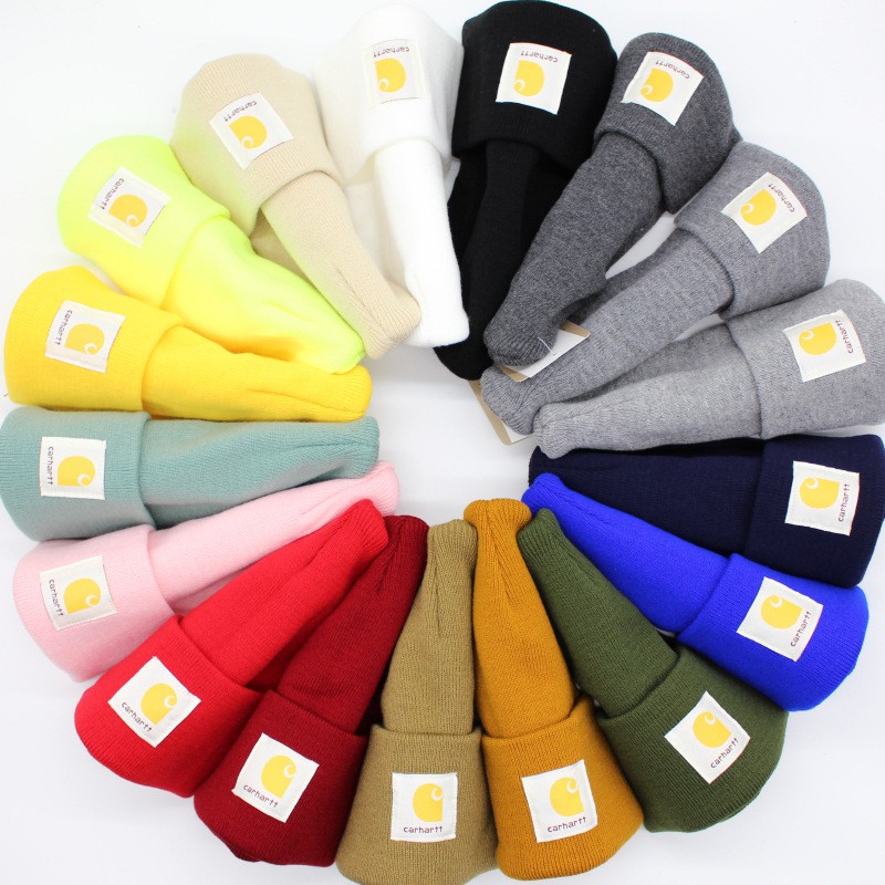 Mới Mũ beanie Trùm Đầu Màu Trơn Phong Cách Hip Hop Cho Nam Và Nữ