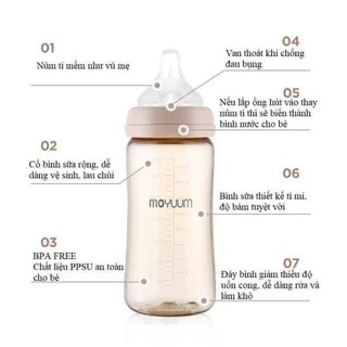 BÌNH SỮA MOYUUM HÀN QUÔC 170ml/270ml
