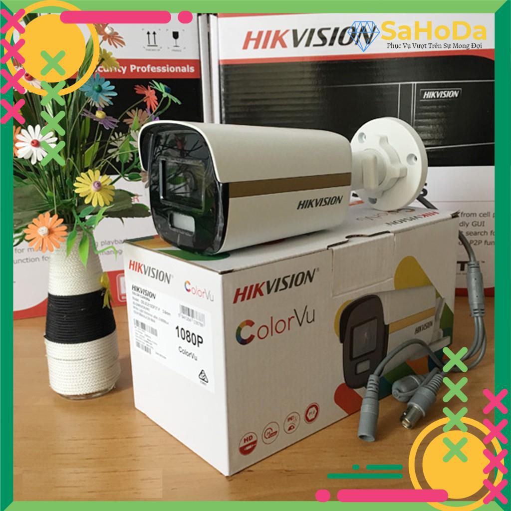 {CÓ MÀU 24/24 + CÓ MIC} Trọn bộ 1/2/3/4 Camera Hikvision chính hãng, có màu + mic 24/24, đầy đủ phụ kiện chỉ việc lắp.