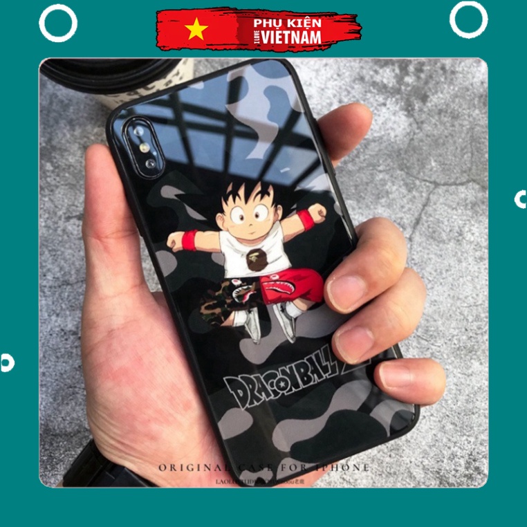 Ốp lưng iphone 6, 7, 8 Plus, X, XS, XR, XSMAX, 11, 11PRO, 11 PROMAX, 12, 13 PROMAX SÔ GÔ KU BẰNG KÍNH PKVN