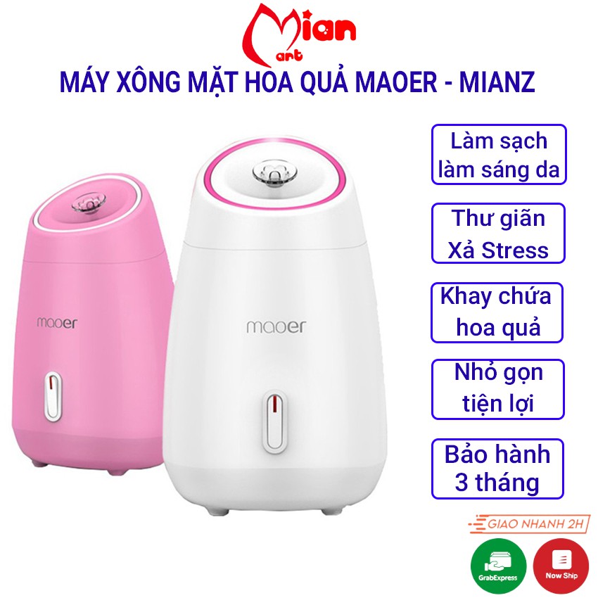 Máy xông da mặt thảo dược hoa quả tươi tự động 2 in 1 Maoer – MIAN MART