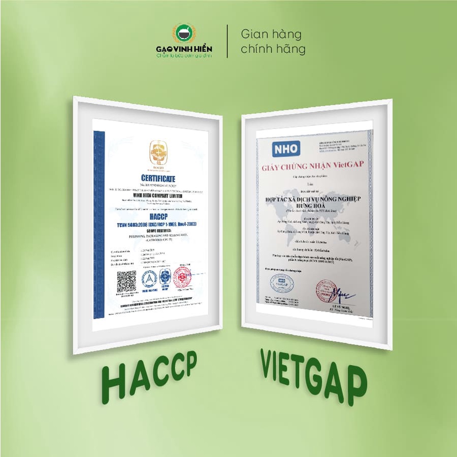 Nếp Cái Hoa Vàng Vinh Hiển cao cấp 1kg / Nếp thơm, dẻo dai nhiều, mềm ngon.