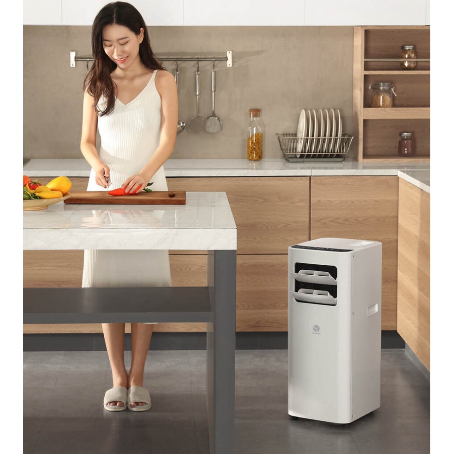 Điều Hòa Di Động Xiaomi NEW WIDETECH - kết nối được với app Mihome điều khiển ngay trên điện thoại.