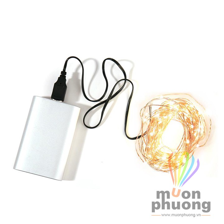 Dây đèn led đom đóm USB trang trí lều cắm trại dã ngoại - MUÔN PHƯƠNG SHOP