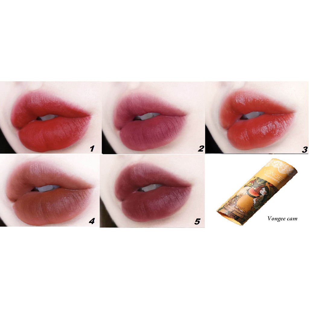 Son môi VONGEE Cổ Trang Nội Địa Mịn Lì, Màu Bền và Lâu Trôi | BigBuy360 - bigbuy360.vn