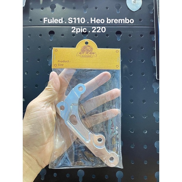 PÁT CNC HEO 2 PIS ĐỐI XỨNG , BREMBO , FANDO , ADELIN size ZIN 220mm / 260mm / 267mm cho FU LED / WAVE S110 / PHUỘC S110