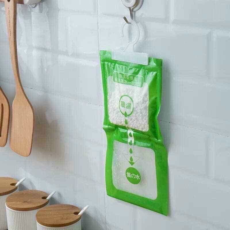 Túi hút ẩm 2 ngăn chống mốc,hút ẩm tiện lợi,có móc treo
