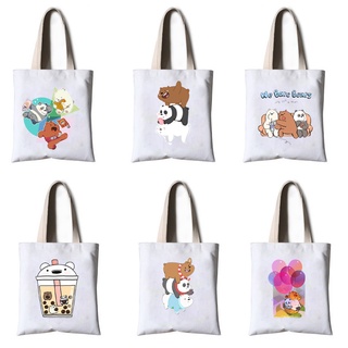 Túi tote ba anh em gấu bare bear TT3 hoạt hình dễ thương