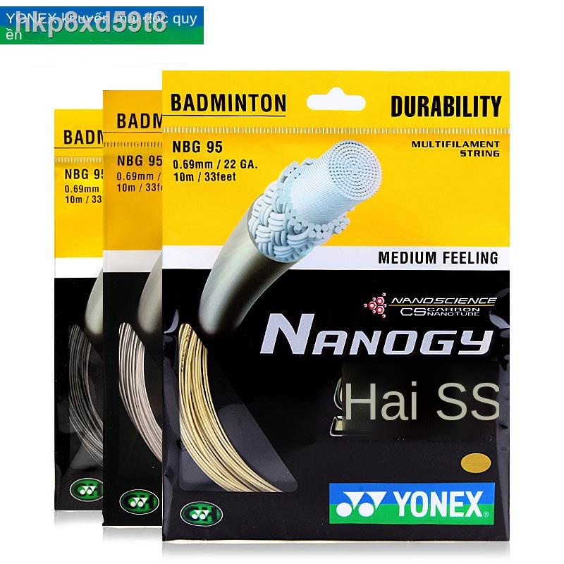 ♠▤☢Dây vợt cầu lông YONEX chính hãng NBG95 chống đánh tốc độ mạng yy nhập khẩu Nhật Bản