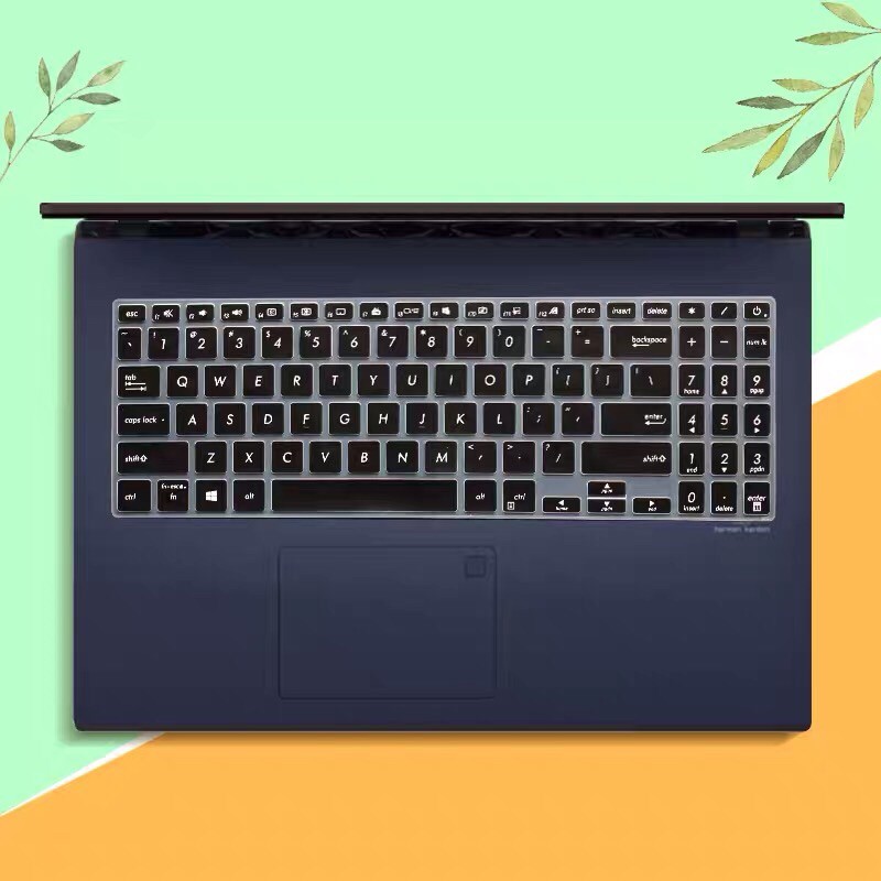 Tấm silicon phủ bàn phím đen và trong suốt cũng loại