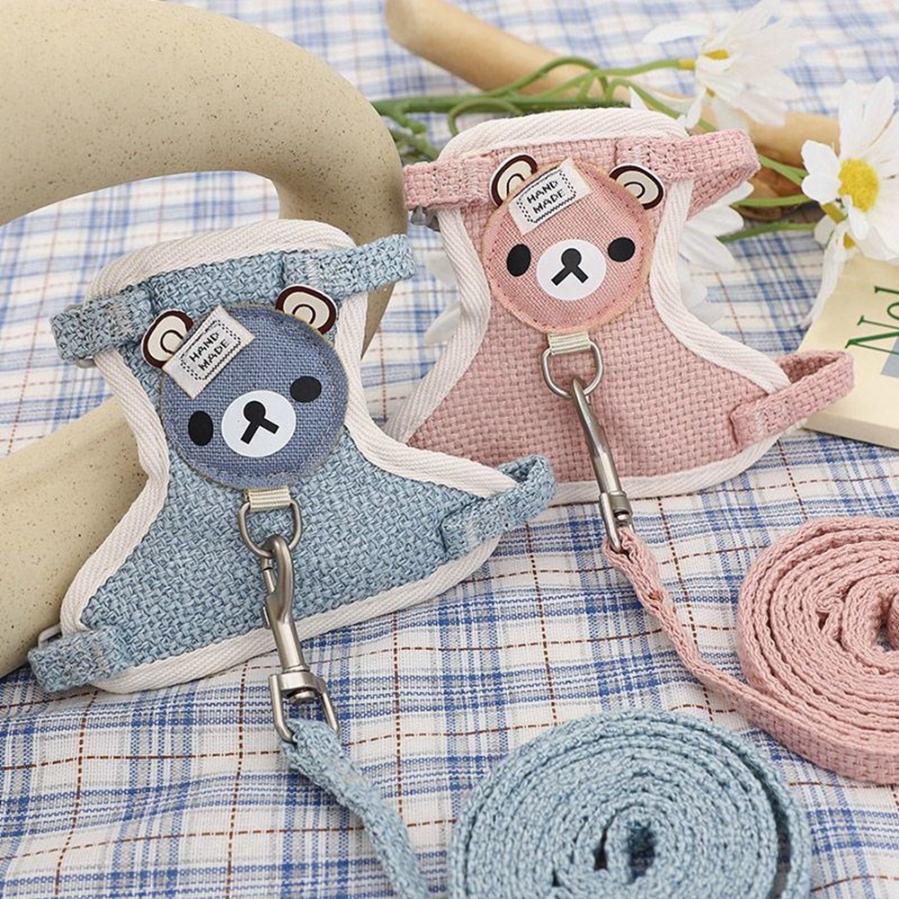 Dây Dắt Thú Cưng Hình Gấu Dễ Thương Dài 1M