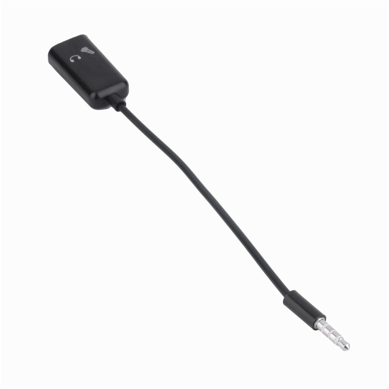 Dây cáp nối đổi đầu tai nghe 3.5mm và mic