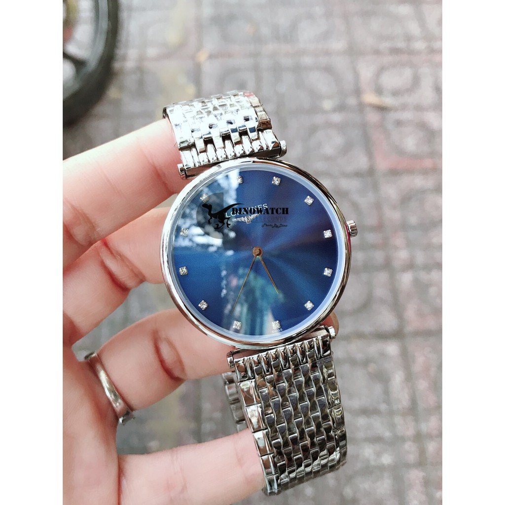 ĐỒNG HỒ NAM LOGI MÁY QUARTZ , MẶT ĐÍNH ĐÁ , SIZE 38MM , DÂY THÉP