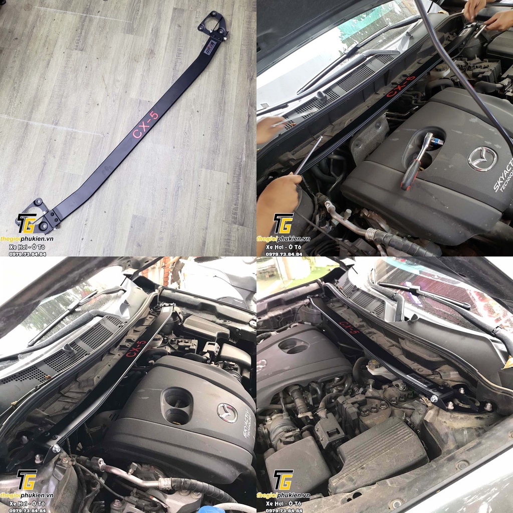 Thanh Giằng Cân Bằng Strut Bar cho Mazda CX-5, CX5, Mazda CX-8, CX8