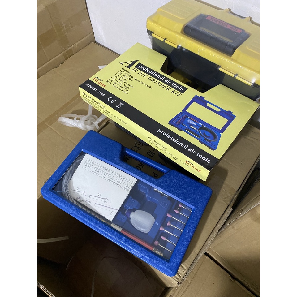 Bộ máy mài hơi cầm tay dạng bút AT-010K 16PC - Máy mài cầm tay dùng khí nén