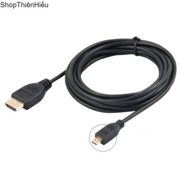 Cáp chuyển tín hiệu micro hdmi sang hdmi dài 1.5m
