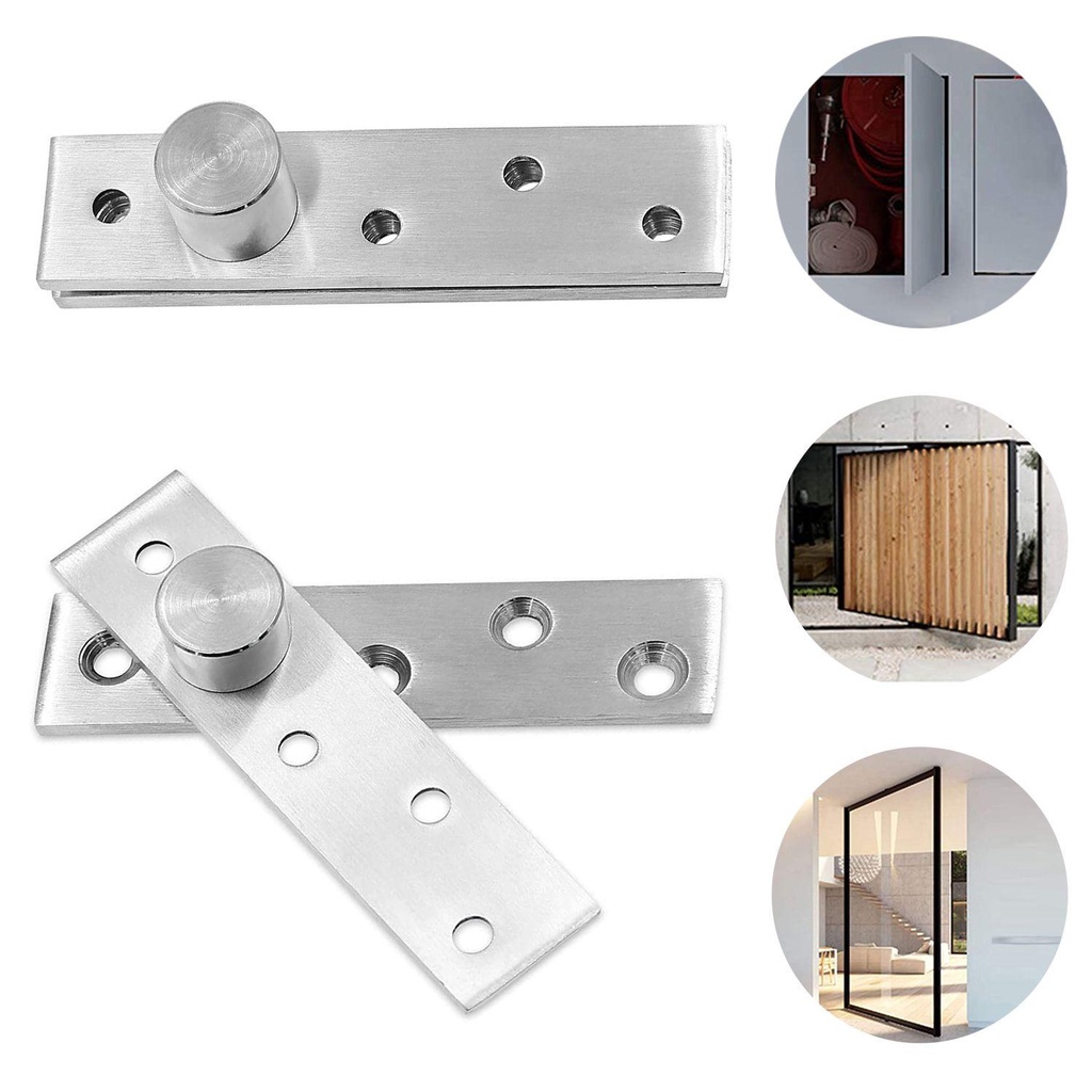 PISTA Bản Lề Cửa Xoay 360 Độ 75mm 100mm Bằng Thép Không Gỉ Chất Lượng Cao