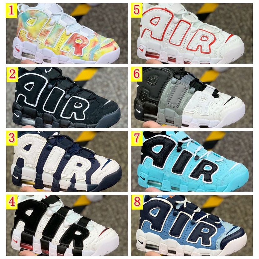 Giày Thể Thao Nike WMNS Air plus Uptempo GS "Barely Green0" Phong Cách Đường Phố Cổ Điển AWIP LP00