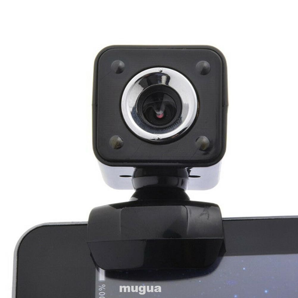 Webcam Máy Tính 4 Bóng Đèn Led 1080p Tầm Nhìn Đêm