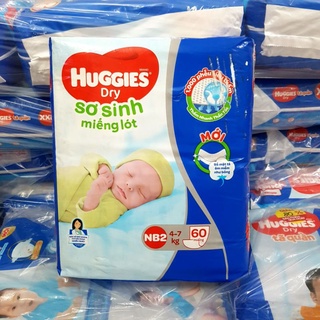 Miếng lót sơ sinh huggies nb1 100 miếng /nb2/s56