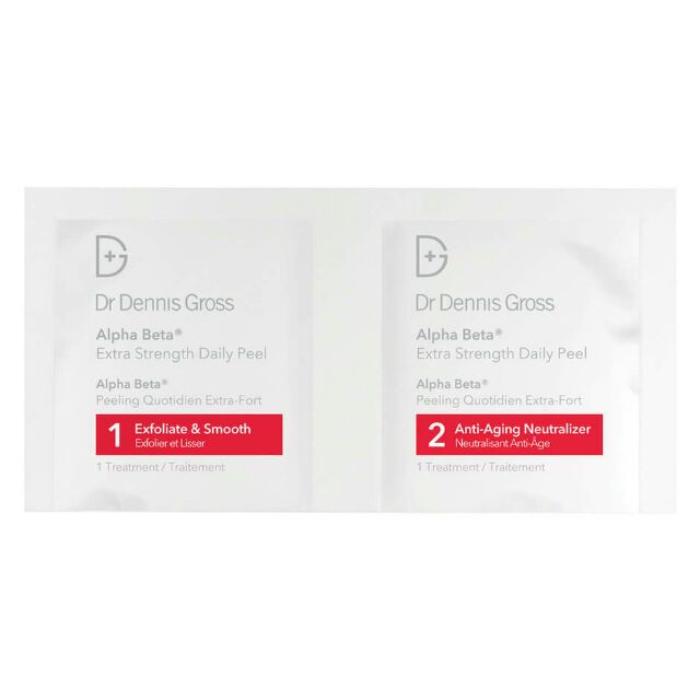 [Bán lẻ 2,4,5,8,10 cặp] Bộ peel da Dr Dennis Gross Extra Strength Daily Peel