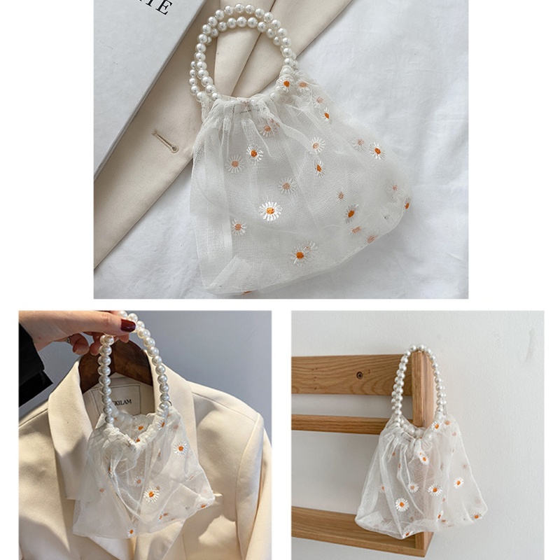 Túi Xách Tay Thêu Hoa Dễ Thương Dành Cho Nữ