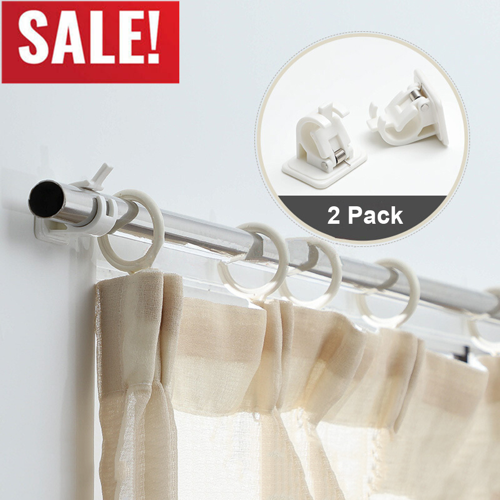 Set 2 Giá Đỡ Thanh Treo Rèm Cửa Tiện Dụng