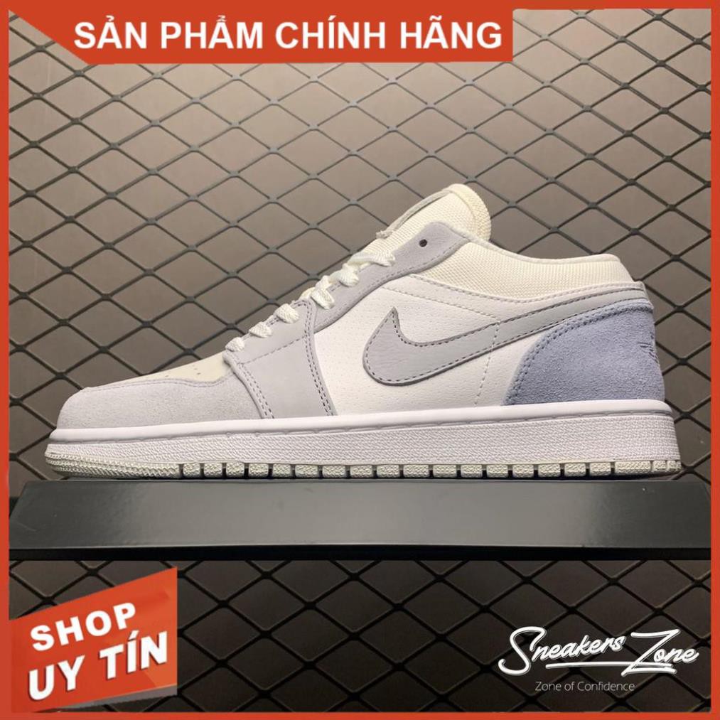 (FREESHIP+QUÀ TẶNG) Giày thể thao AIR JORDAN 1 Low Paris thấp cổ màu xám xanh cực chất