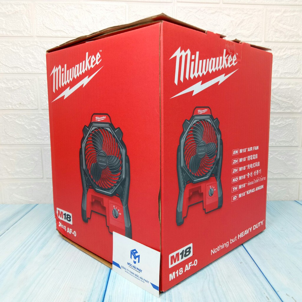 Quạt chạy pin Milwaukee M18 AF-0 Nghề Mộc