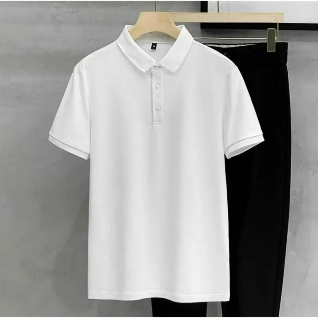 Áo thun nam có cổ bẻ POLO Trơn nhiều màu vải cá sấu cotton cao cấp ngắn tay tông màu cực sang trọng lịch lãm