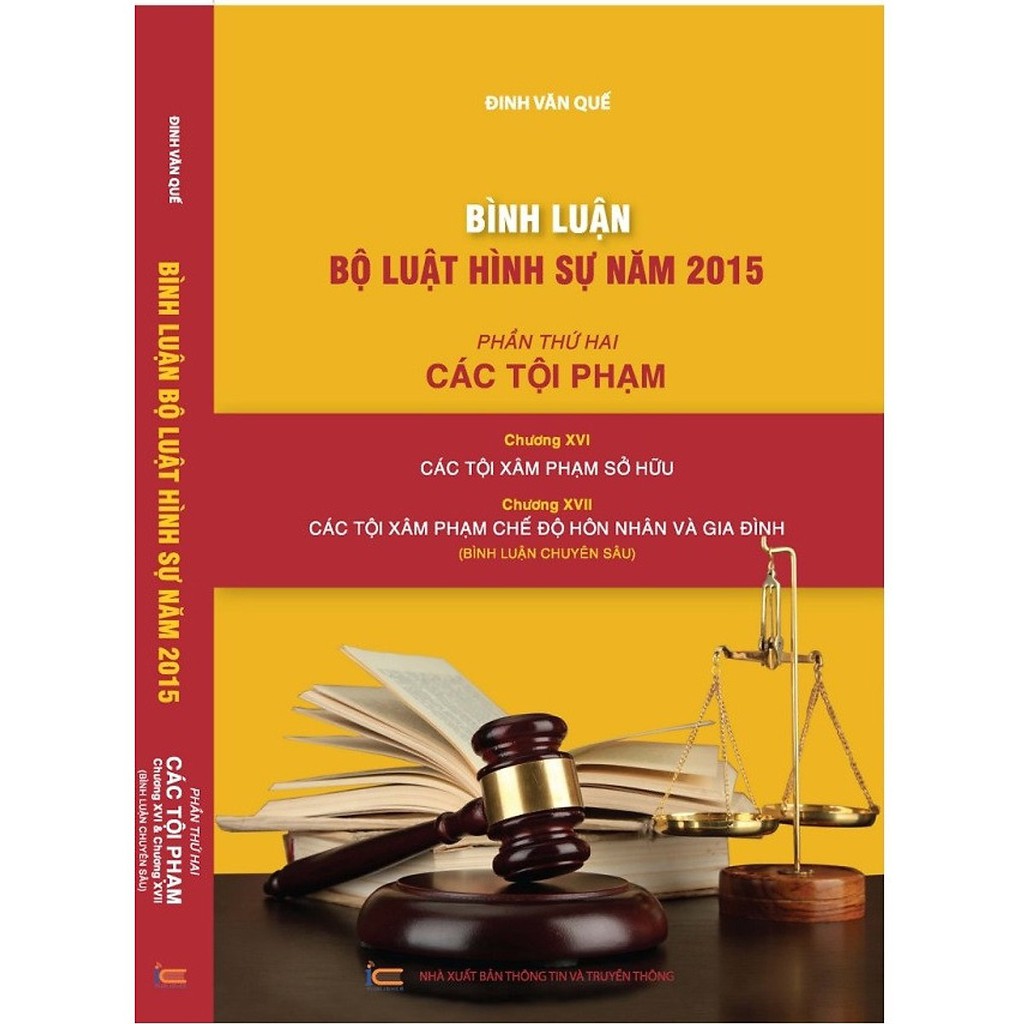 Sách - Bình luận bộ luât hình sự 2015, phần các tội phạm chương XVI, XXVII | BigBuy360 - bigbuy360.vn