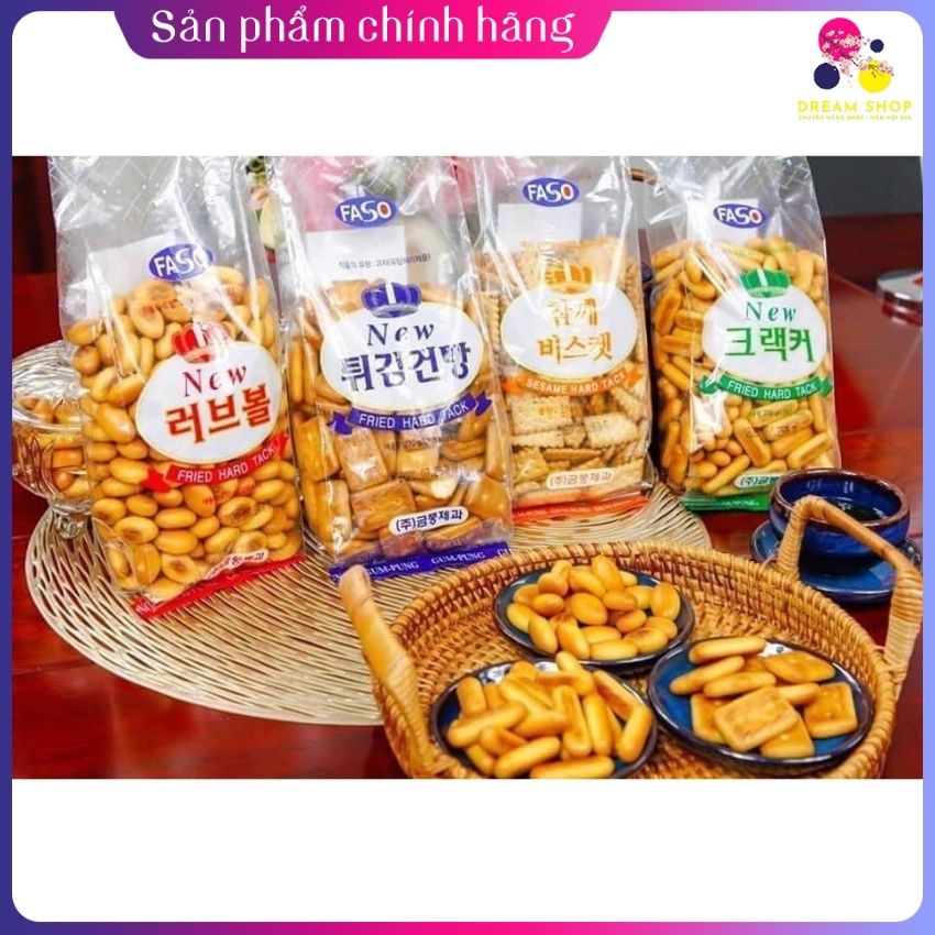 Bánh quy lúa mạch vị vừng Hàn Quốc Geum Pung 270g -Dreamshop.vn
