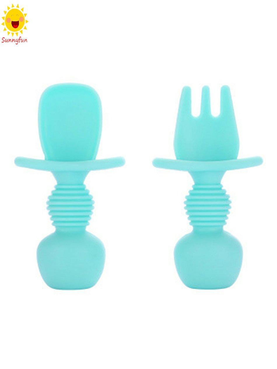 Muỗng Tập Ăn Bằng Silicone An Toàn Cho Bé